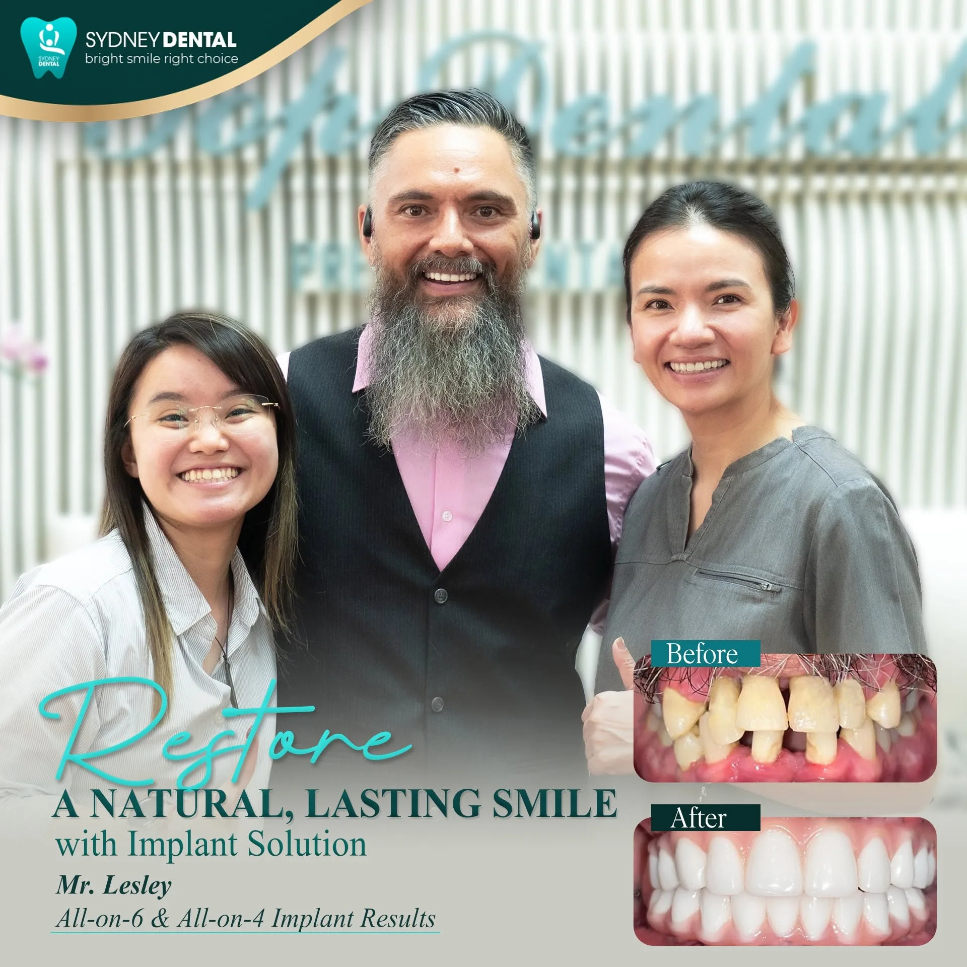 Our experts at Sydney Top Dental focus on both clinical precision and the personal needs of every patient