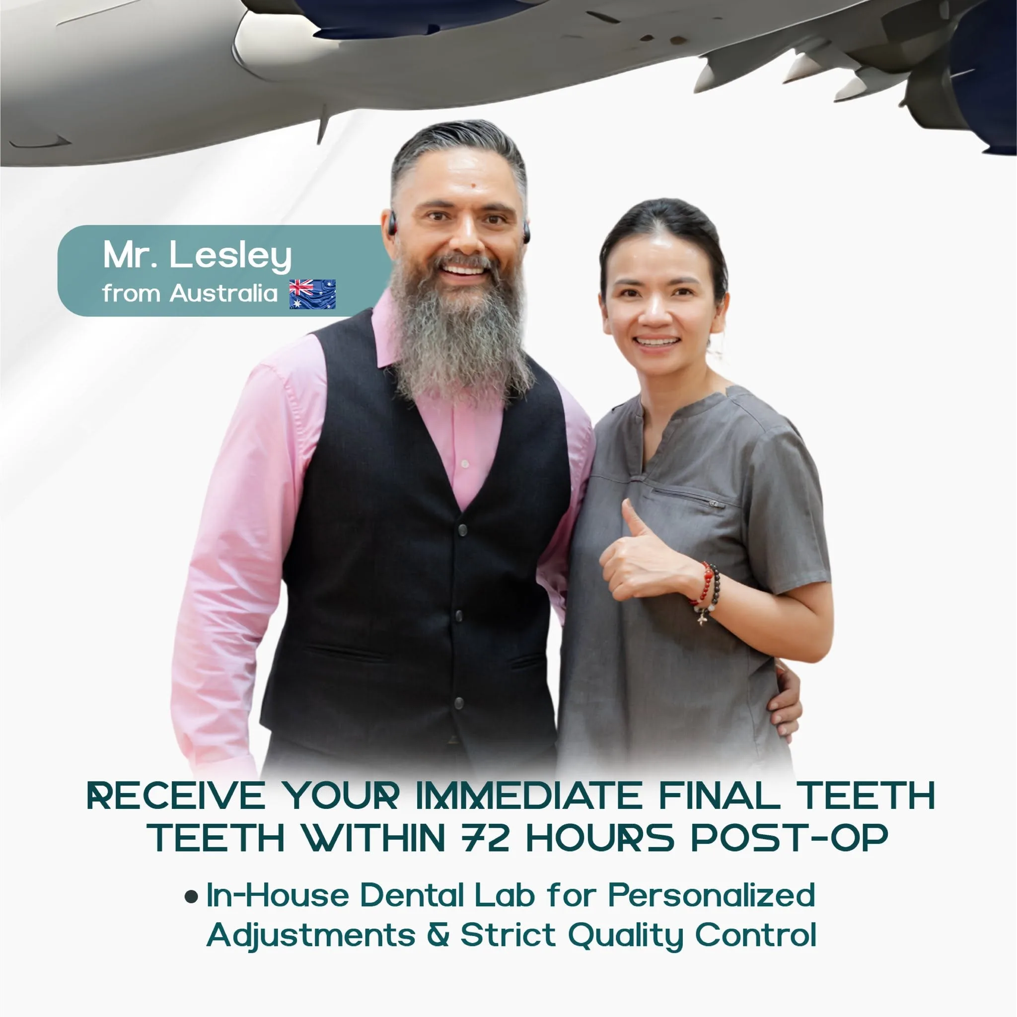Custom-tailored protocols: By analyzing unique bone structures, we design a fixed, permanent solution that ensures natural feel and long-term durability.