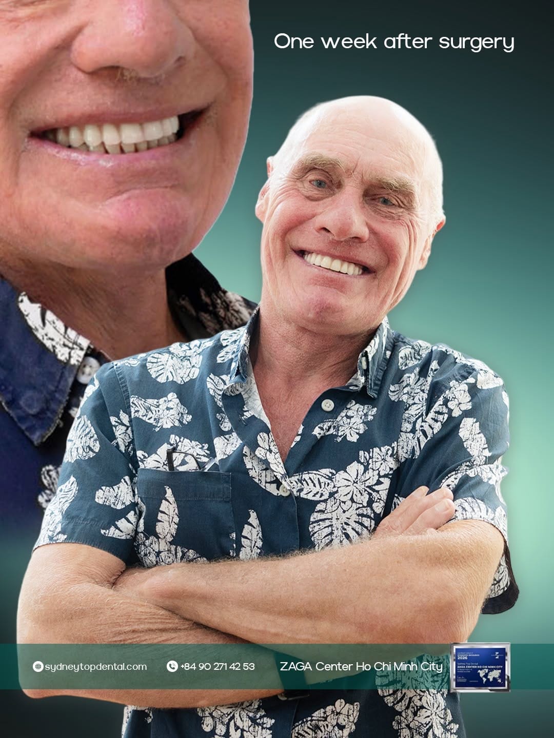 A 72-hour transformation: From removable dentures to a permanent, secure, and confident smile.