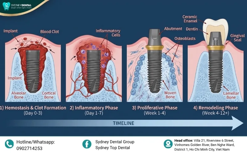 Bone grafting: Enhancing bone volume for implants.